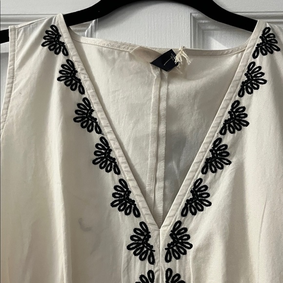 Universal Thread Cream and Black Floral Midi Dress - Picture 4 of 5